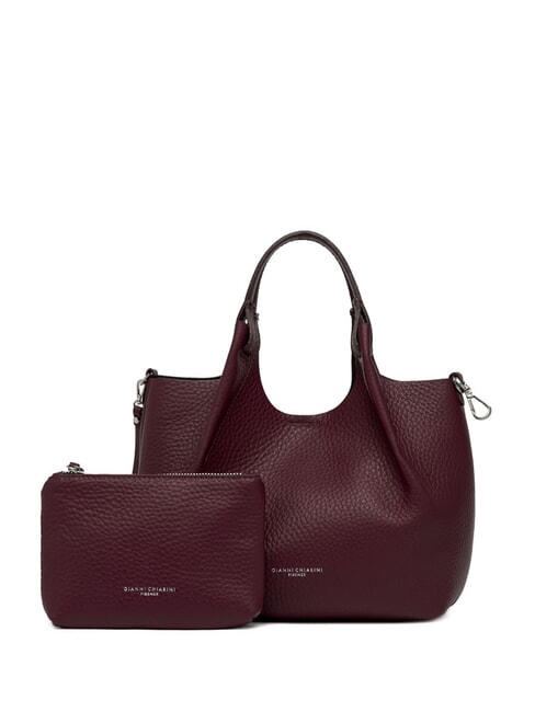 GIANNI CHIARINI DUA Borsa a spalla, in pelle wine berry-t.moro - Borse Donna