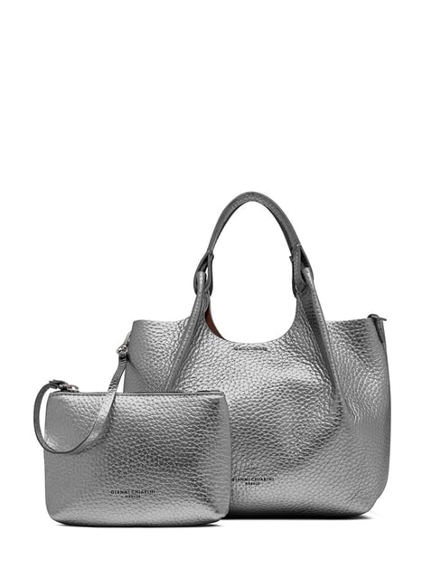 GIANNI CHIARINI DUA Borsa a spalla, in pelle city noire-castoro - Borse Donna