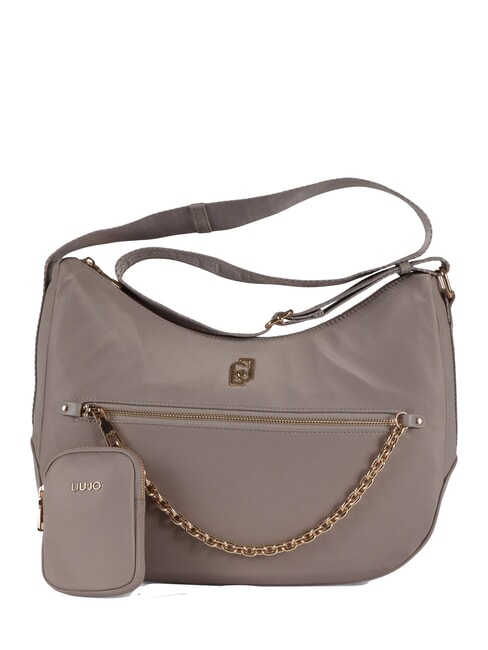 LIUJO ACHALA Borsa a spalla in nylon con pouch mushroom - Borse Donna