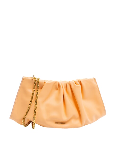 COCCINELLE DRAP SMOOTH Borsa in pelle nappa con catena sunrise - Borse Donna