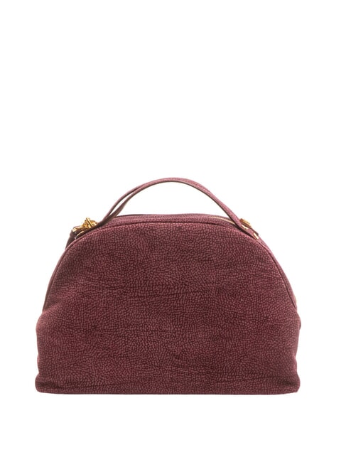BORBONESE CAMOSCIO SEXY MEDIUM Borsa a mano in pelle scamosciata merlot - Borse Donna