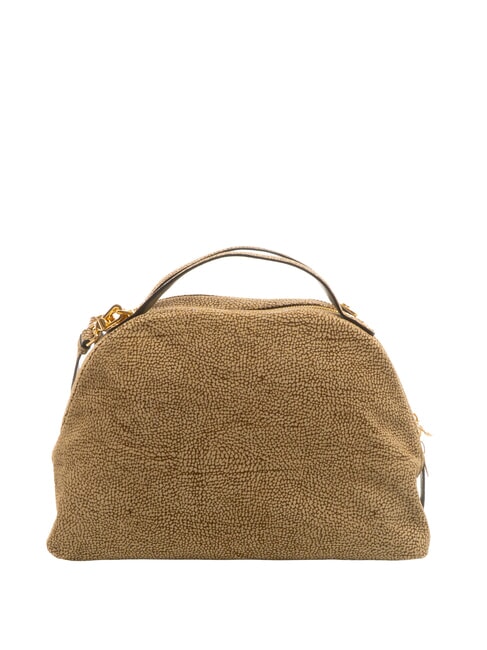 BORBONESE CAMOSCIO SEXY MEDIUM Borsa a mano in pelle scamosciata op/natu - Borse Donna