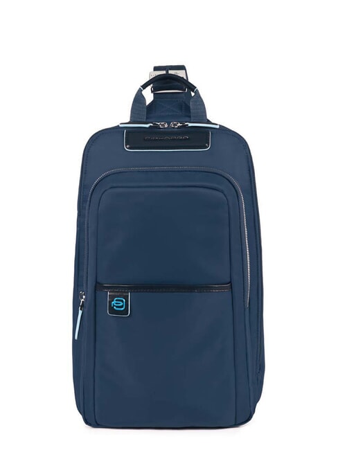 PIQUADRO CELION Zaino monospalla, porta tablet blu - Zaini da lavoro porta PC