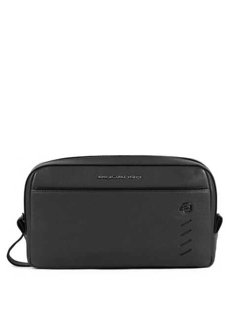 PIQUADRO NABUCCO Beauty in pelle Nero - Beauty Case