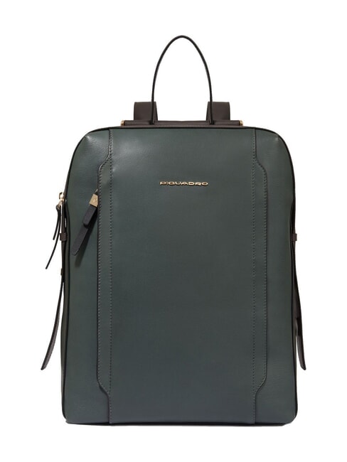 PIQUADRO CIRCLE  Zaino porta PC da 14" verde/verde - Borse Donna