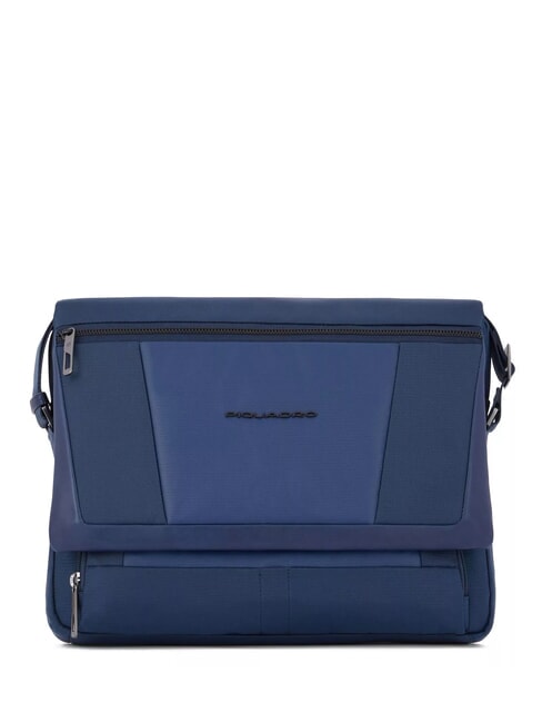PIQUADRO WALLABY  Messenger porta PC 14" blu - Cartelle Lavoro