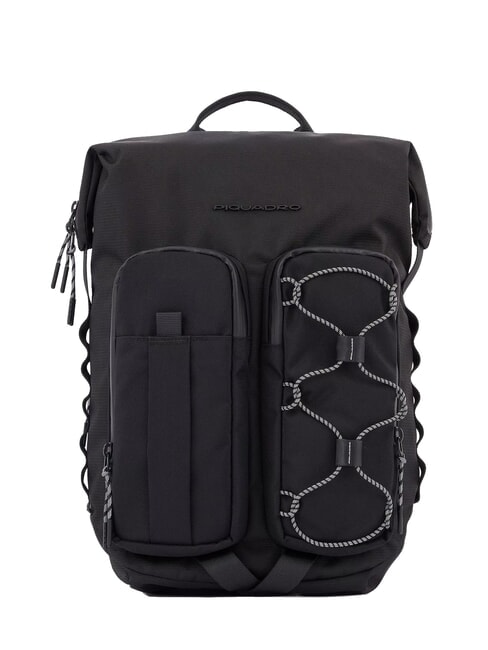 PIQUADRO MICK  Zaino porta PC 14" Nero - Zaini da lavoro porta PC