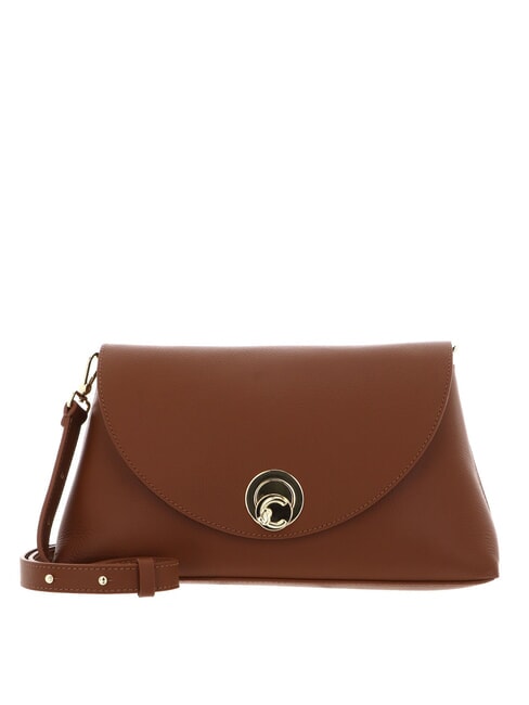 COCCINELLE NIKLA Borsa a tracolla cognac/noir - Borse Donna
