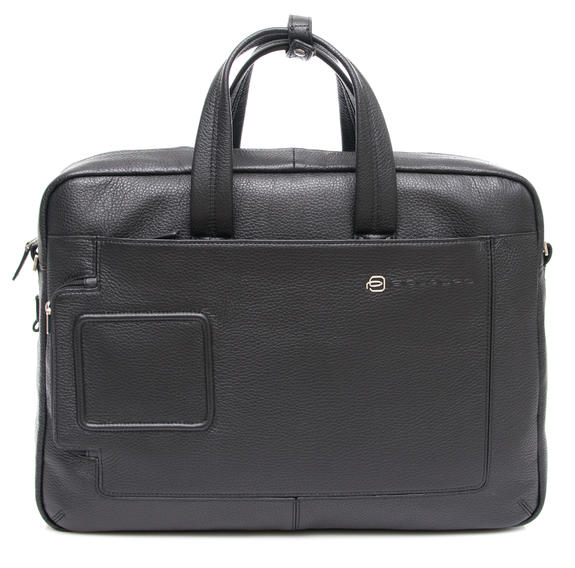 PIQUADRO VIBE Cartella porta laptop in pelle Nero - Cartelle Lavoro