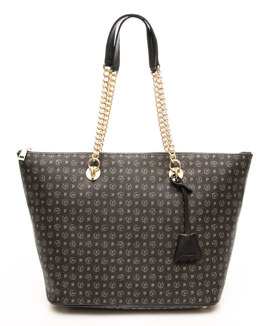 POLLINI Heritage Classic Shopping bag, manici intercambiabili Nero - Borse Donna