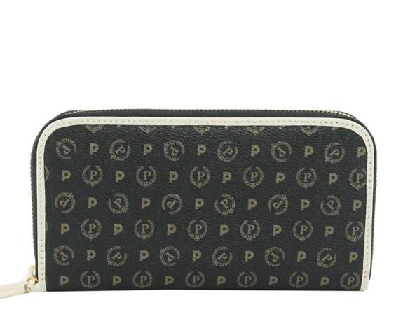 POLLINI Portafoglio Linea HERITAGE CLASSIC nero/avorio - Portafogli Donna