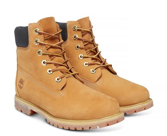 TIMBERLAND Stivaletti 6 INCH PREMIUM, in pelle nabuk yellow - Scarpe Donna