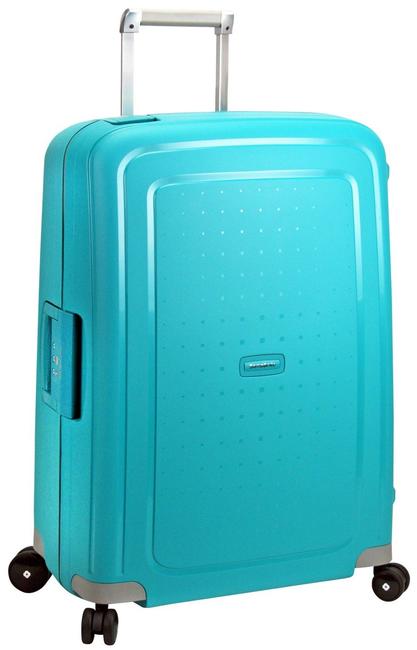 SAMSONITE S'CURE Trolley misura extra-large AQUA BLUE - Trolley Rigidi