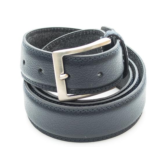 TIMBERLAND Cintura  Classic In pelle martellata, accorciabile su misura BLU NAVY - Cinture