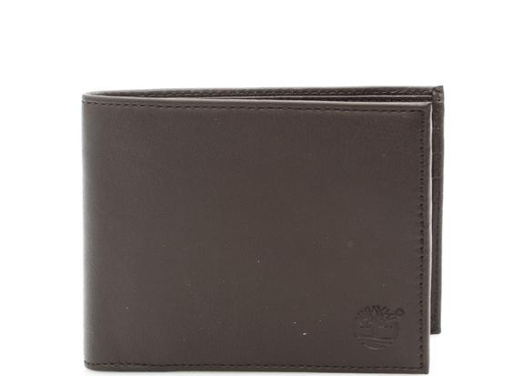 TIMBERLAND Portafoglio In pelle, con flap DarkBrown - Portafogli Uomo