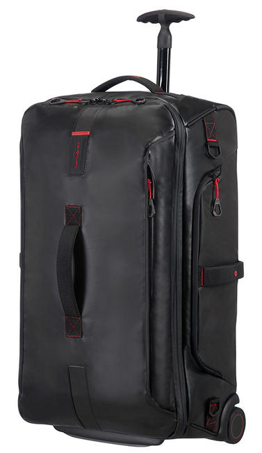 SAMSONITE PARADIVER LIGHT M Trolley borsone medio con tracolla NERO - Trolley Semirigidi