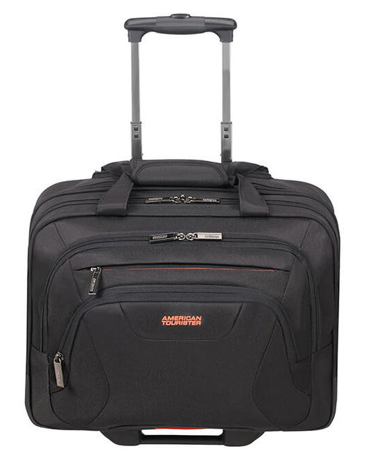 AMERICAN TOURISTER Trolley Pilota AT WORK, porta tablet e PC 15.6" BLACK/ORANGE - Trolley Pilota