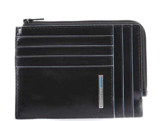PIQUADRO BLUE SQUARE Portafoglio in pelle con RFID Nero - Portafogli Uomo
