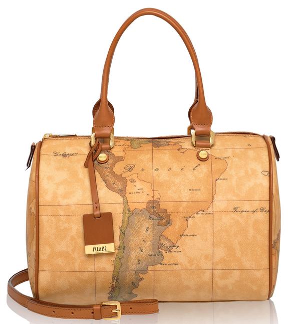 ALVIERO MARTINI PRIMA CLASSE Geo Bauletto a mano, con tracolla NATURALE - Borse Donna