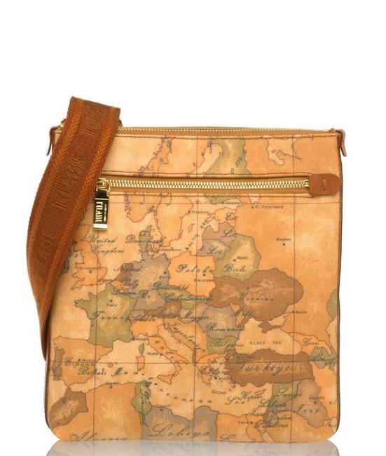 ALVIERO MARTINI PRIMA CLASSE Geo Piattina a tracolla NATURALE - Borse Donna