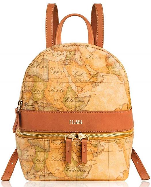 ALVIERO MARTINI PRIMA CLASSE ALVIERO MARTINI 1 ^ CLASS Zainetto a spalla stampa Geo Classic NATURALE - Borse Donna