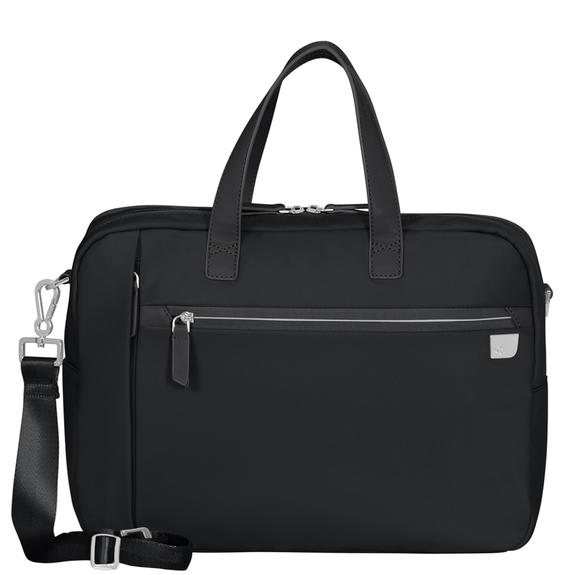 SAMSONITE Eco Wave Cartelletta a mano, con tracolla, porta PC 15,6" NERO - Cartelle Lavoro