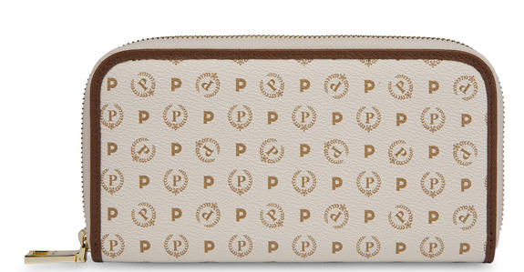 POLLINI HERITAGE CLASSIC Portafoglio zip around avorio/marrone - Portafogli Donna