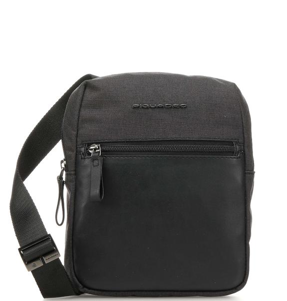 PIQUADRO TIROS Borsello porta iPad Mini/mini2/ mini3 Nero - Tracolle Uomo