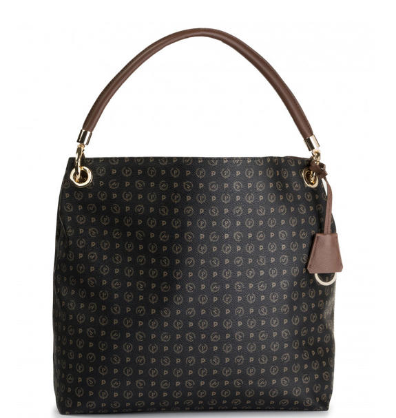 POLLINI HERITAGE CLASSIC Sacca a spalla, con tracolla nero marrone - Borse Donna