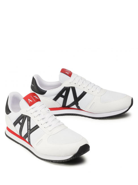 ARMANI EXCHANGE RIO Sneakers basse MULTICOLOR / OP.WHITE+BLACK - Scarpe Uomo