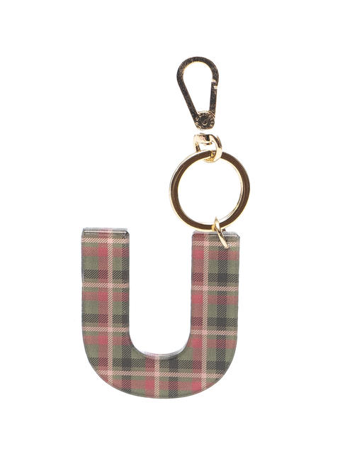 COCCINELLE  PLEXY TARTAN "U" Portachiavi  MULTICOL.CAPER - Portachiavi