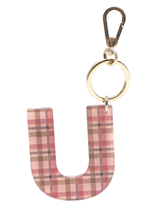 COCCINELLE  PLEXY TARTAN "U" Portachiavi  PIVOINE - Portachiavi