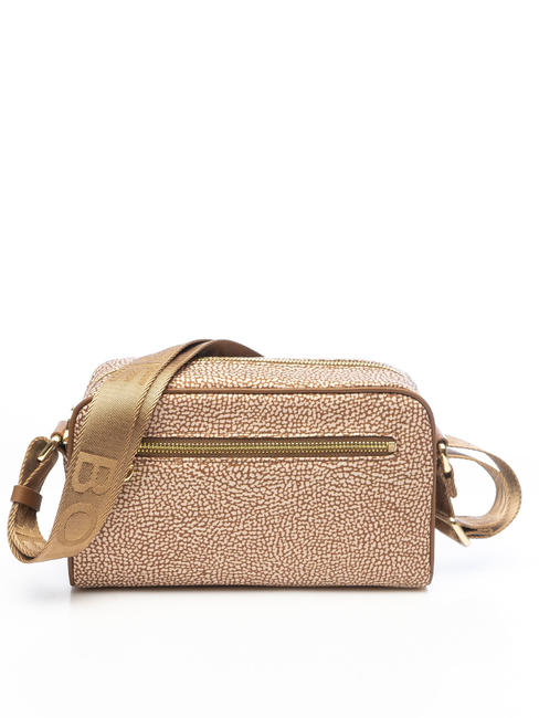 BORBONESE CAMERA CASE SMALL ECO LINE Borsa piccola a tracolla beige brown - Borse Donna