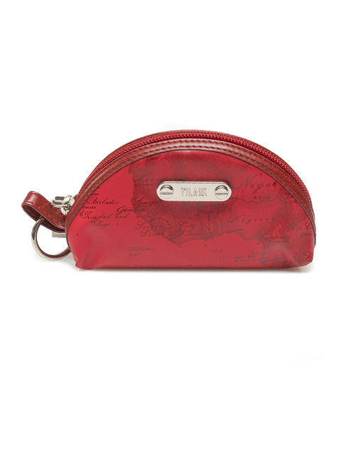 ALVIERO MARTINI PRIMA CLASSE GEO Necessaire mezzaluna medio rossoscuro - Bustine & Necessaire