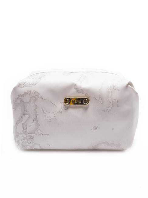 ALVIERO MARTINI PRIMA CLASSE GEO Beauty squadrato medio Bianco/MetallizzatoOro - Bustine & Necessaire
