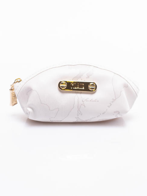 ALVIERO MARTINI PRIMA CLASSE GEO Necessaire mezzaluna piccolo Bianco/MetallizzatoOro - Bustine & Necessaire