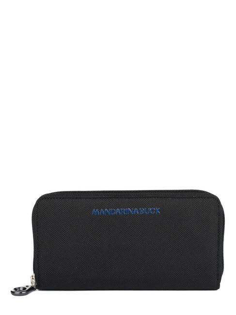MANDARINA DUCK MD20 Portafoglio grande zip around NERO - Portafogli Donna