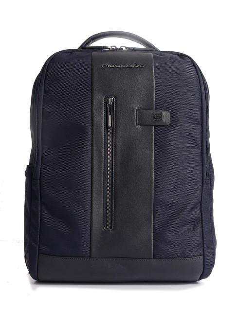 PIQUADRO BRIEF 2 Zaino porta PC in tessuto riciclato blu - Zaini da lavoro porta PC
