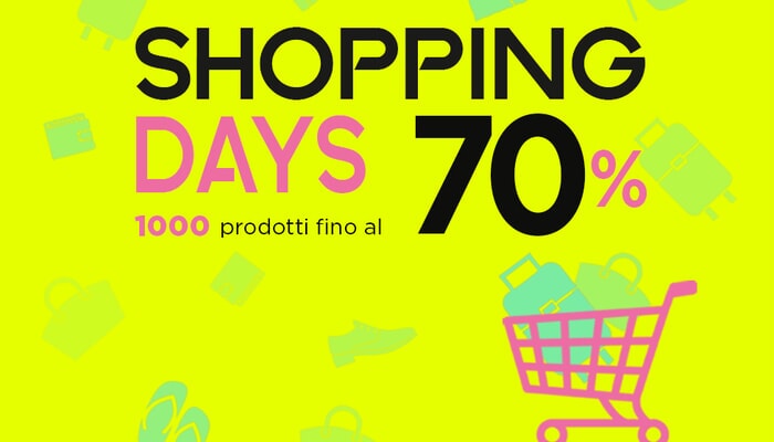 1000 Prodotti fino al -70% Solo fino all'11 luglio